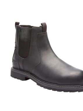 Womens Black Chelsea Work Boot - Kodiak